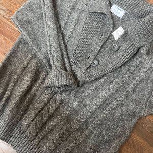 Old Navy Brand New Gray Button Up Sweater